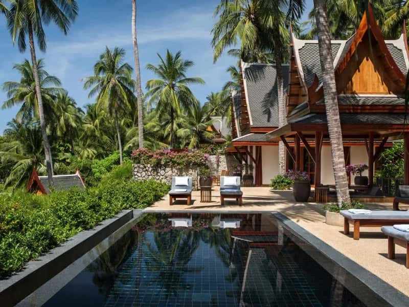 Amanpuri Phuket private pool pavilion in tropical garden setting